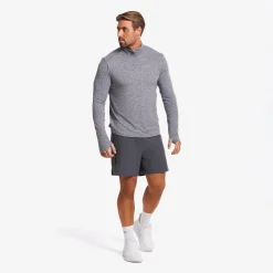 Impulse Half-zip Top Herren Grey Melange