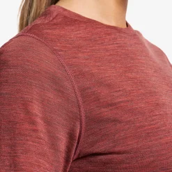 Lake Merino T-shirt Damen Pink Mahogany