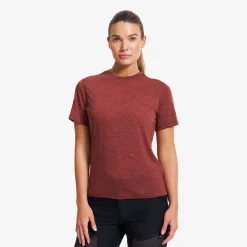 Lake Merino T-shirt Damen Pink Mahogany