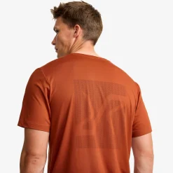 Mission Graphic Logo T-shirt Herren Rusty Orange