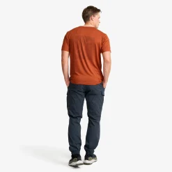 Mission Graphic Logo T-shirt Herren Rusty Orange