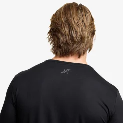 Mission Logo Long-sleeved T-shirt Herren Black