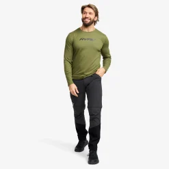 Mission Logo Long-sleeved T-shirt Herren Cypress