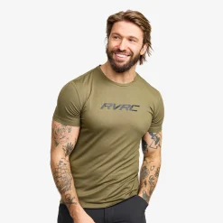 Mission Logo Slim Fit T-shirt Herren Burnt Olive