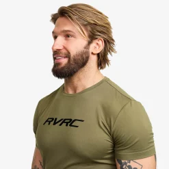 Mission Logo Slim Fit T-shirt Herren Burnt Olive