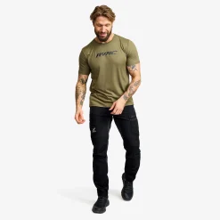 Mission Logo T-shirt Herren Burnt Olive
