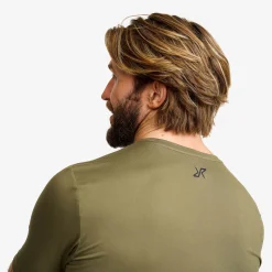 Mission Logo T-shirt Herren Burnt Olive