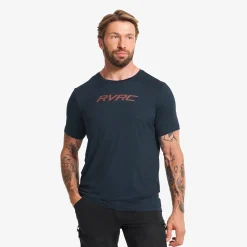 Mission Logo T-shirt Herren Deep Navy/Rusty Orange
