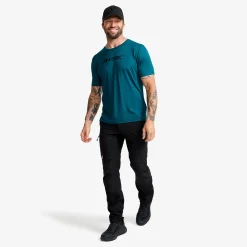 Mission Logo T-shirt Herren Legion Blue