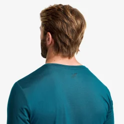 Mission Logo T-shirt Herren Legion Blue