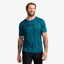 Mission Logo T-shirt Herren Legion Blue