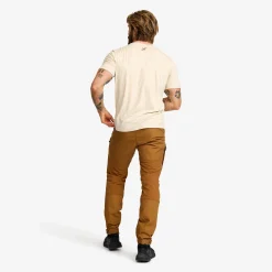 Mission Logo T-shirt Herren Oatmeal