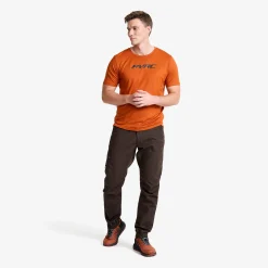 Mission Logo T-shirt Herren Terracotta Brown