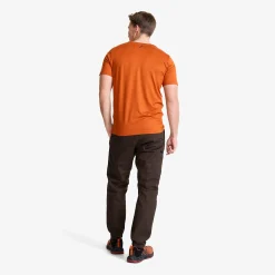 Mission Logo T-shirt Herren Terracotta Brown