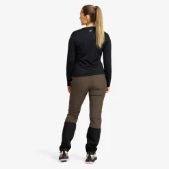 Mission Long-sleeved T-shirt Damen Black