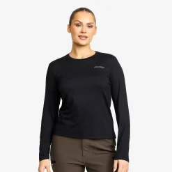 Mission Long-sleeved T-shirt Damen Black