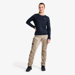 Mission Long-sleeved T-shirt Damen Navy/Alaskan Blue