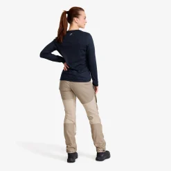 Mission Long-sleeved T-shirt Damen Navy/Alaskan Blue