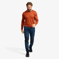 Mission Long-sleeved T-shirt Herren Rusty Orange