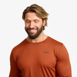 Mission Long-sleeved T-shirt Herren Rusty Orange
