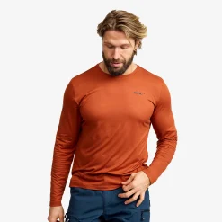 Mission Long-sleeved T-shirt Herren Rusty Orange