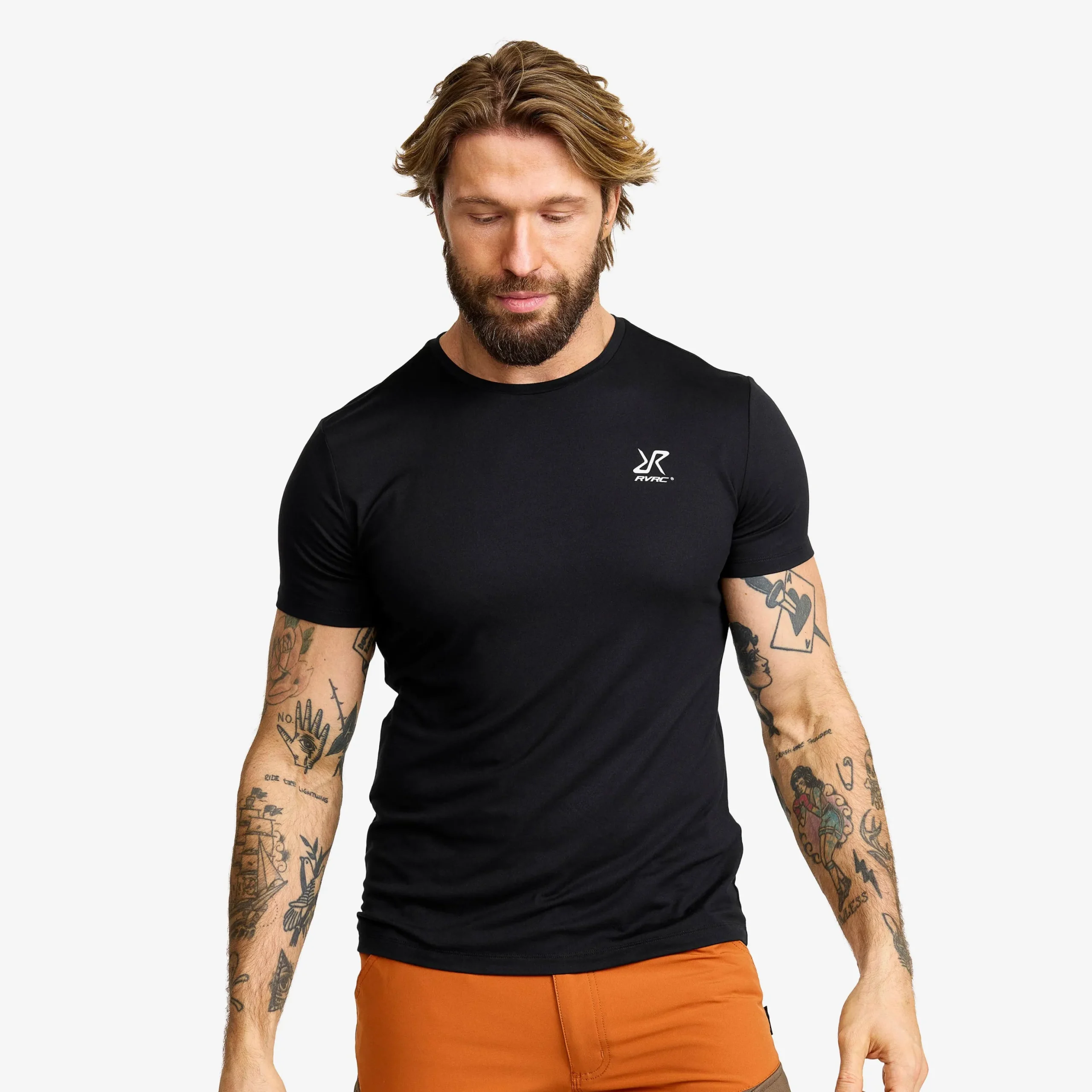 Mission Slim Fit T-shirt Herren Black