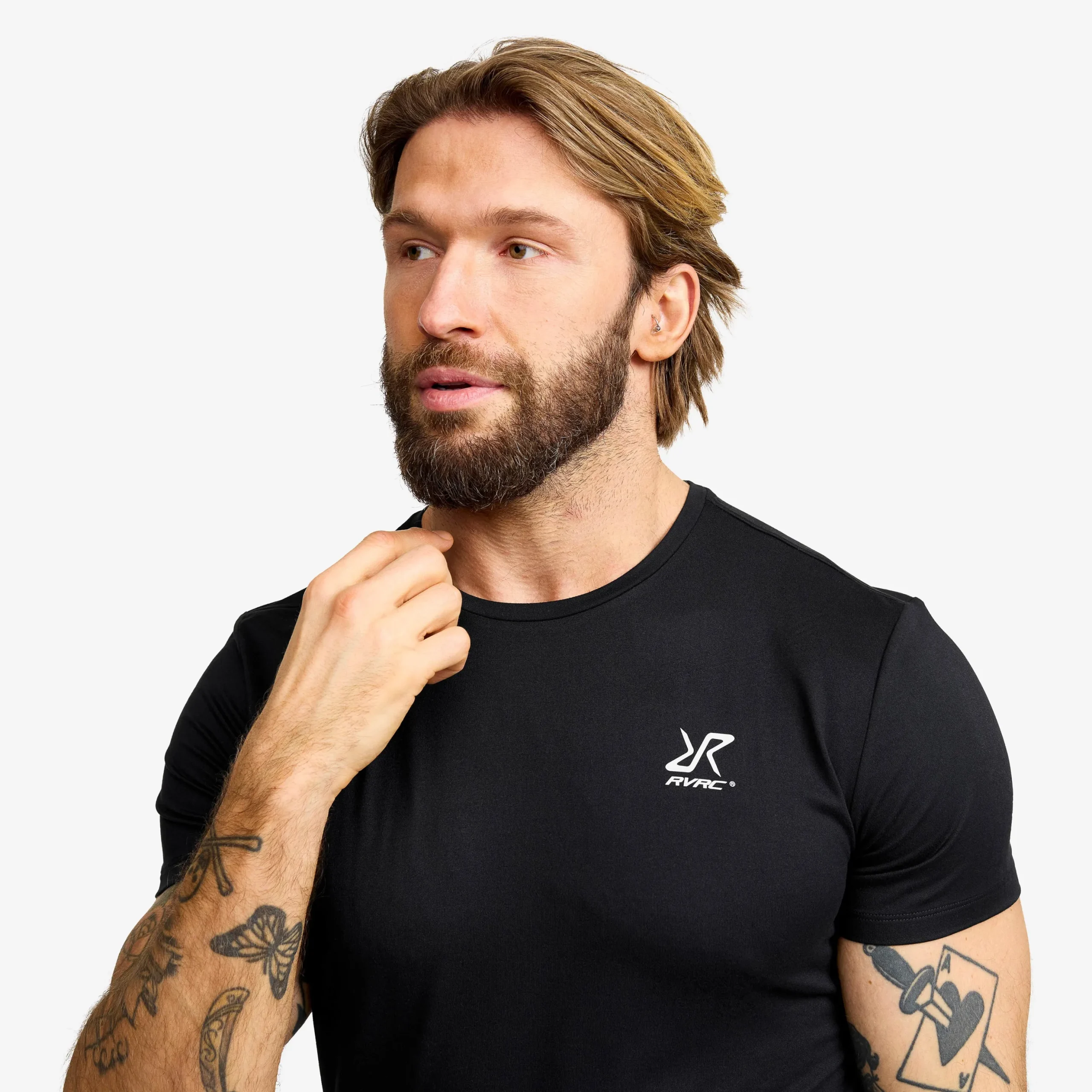 Mission Slim Fit T-shirt Herren Black