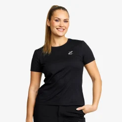 Mission T-shirt Damen Black