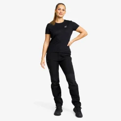Mission T-shirt Damen Black