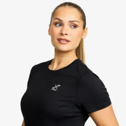 Mission T-shirt Damen Black