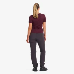 Mission T-shirt Damen Mauve Wine