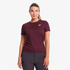 Mission T-shirt Damen Mauve Wine