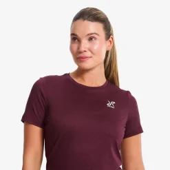 Mission T-shirt Damen Mauve Wine