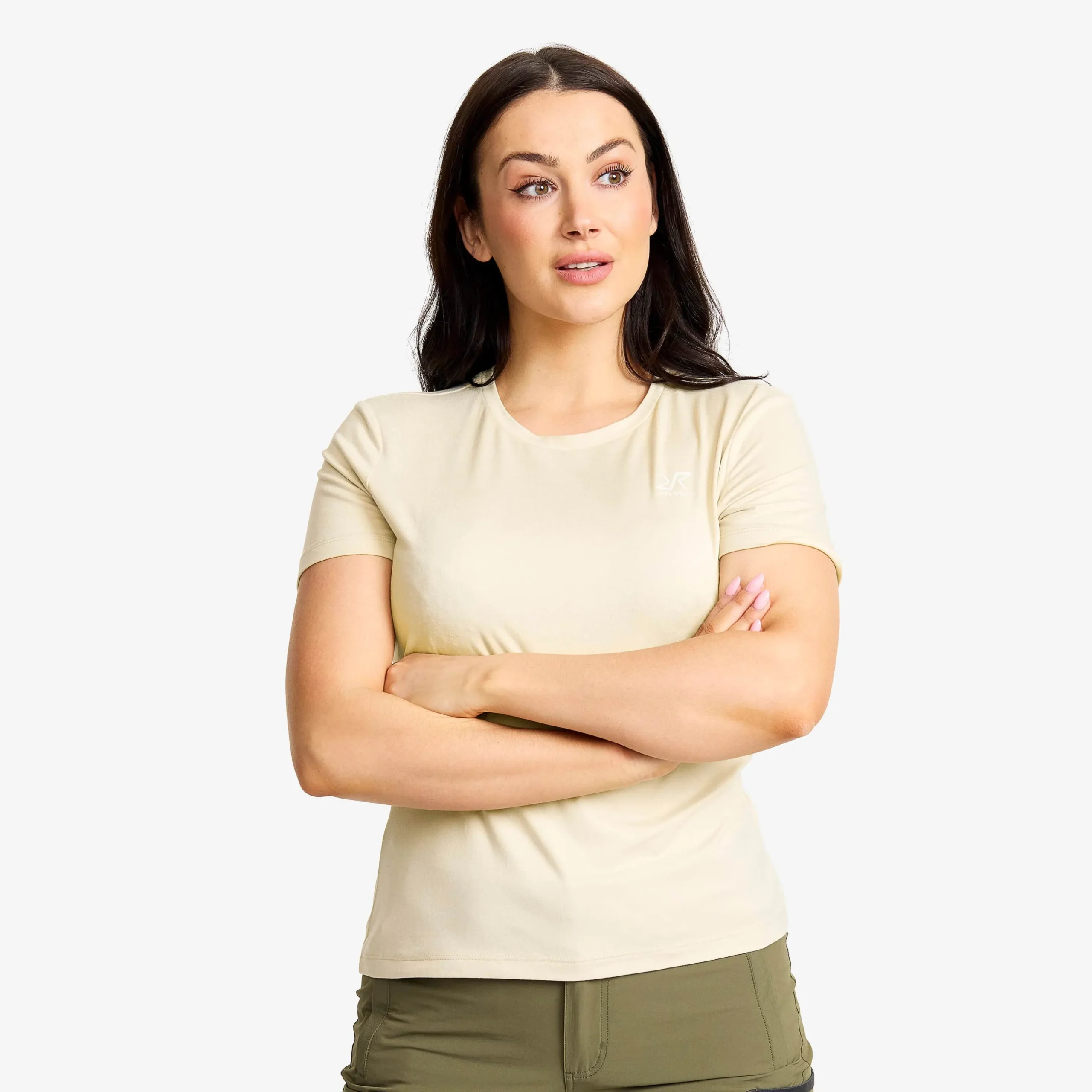 Mission T-shirt Damen Oatmeal