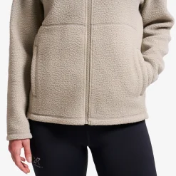 Moss Pile Fleece Jacket Damen Aluminium