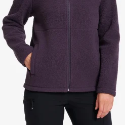 Moss Pile Fleece Jacket Damen Nightshade