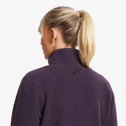 Moss Pile Fleece Jacket Damen Nightshade