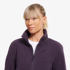 Moss Pile Fleece Jacket Damen Nightshade