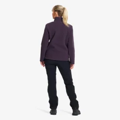 Moss Pile Fleece Jacket Damen Nightshade