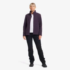 Moss Pile Fleece Jacket Damen Nightshade