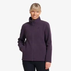 Moss Pile Fleece Jacket Damen Nightshade