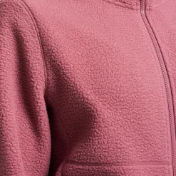Moss Pile Fleece Jacket Damen Vintage Rose