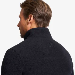 Moss Pile Fleece Jacket Herren Black
