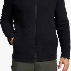 Moss Pile Fleece Jacket Herren Black