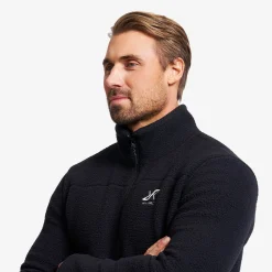 Moss Pile Fleece Jacket Herren Black