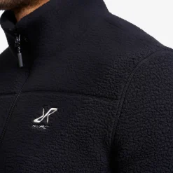 Moss Pile Fleece Jacket Herren Black