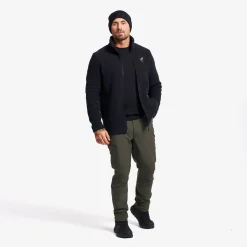 Moss Pile Fleece Jacket Herren Black