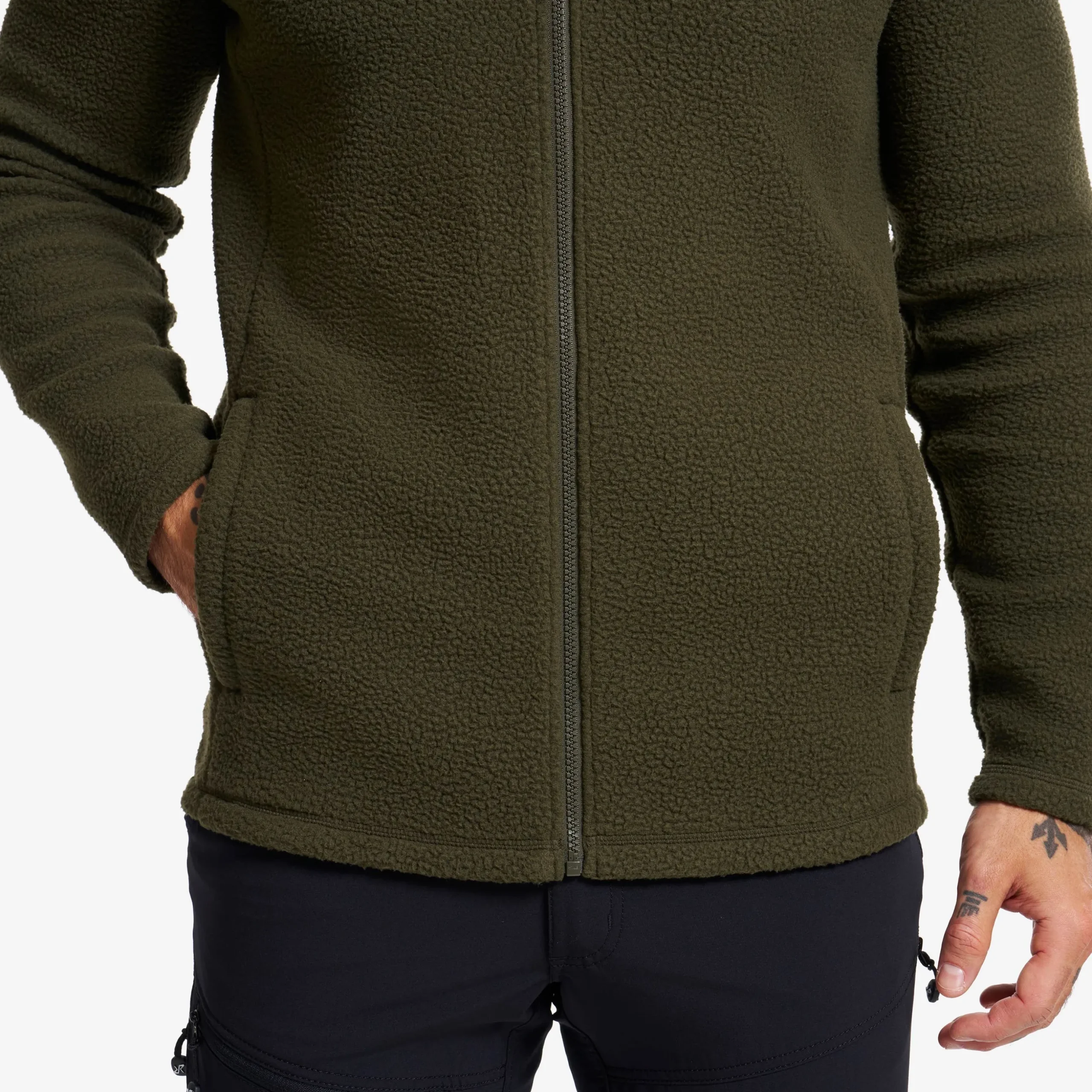 Moss Pile Fleece Jacket Herren Forest Night