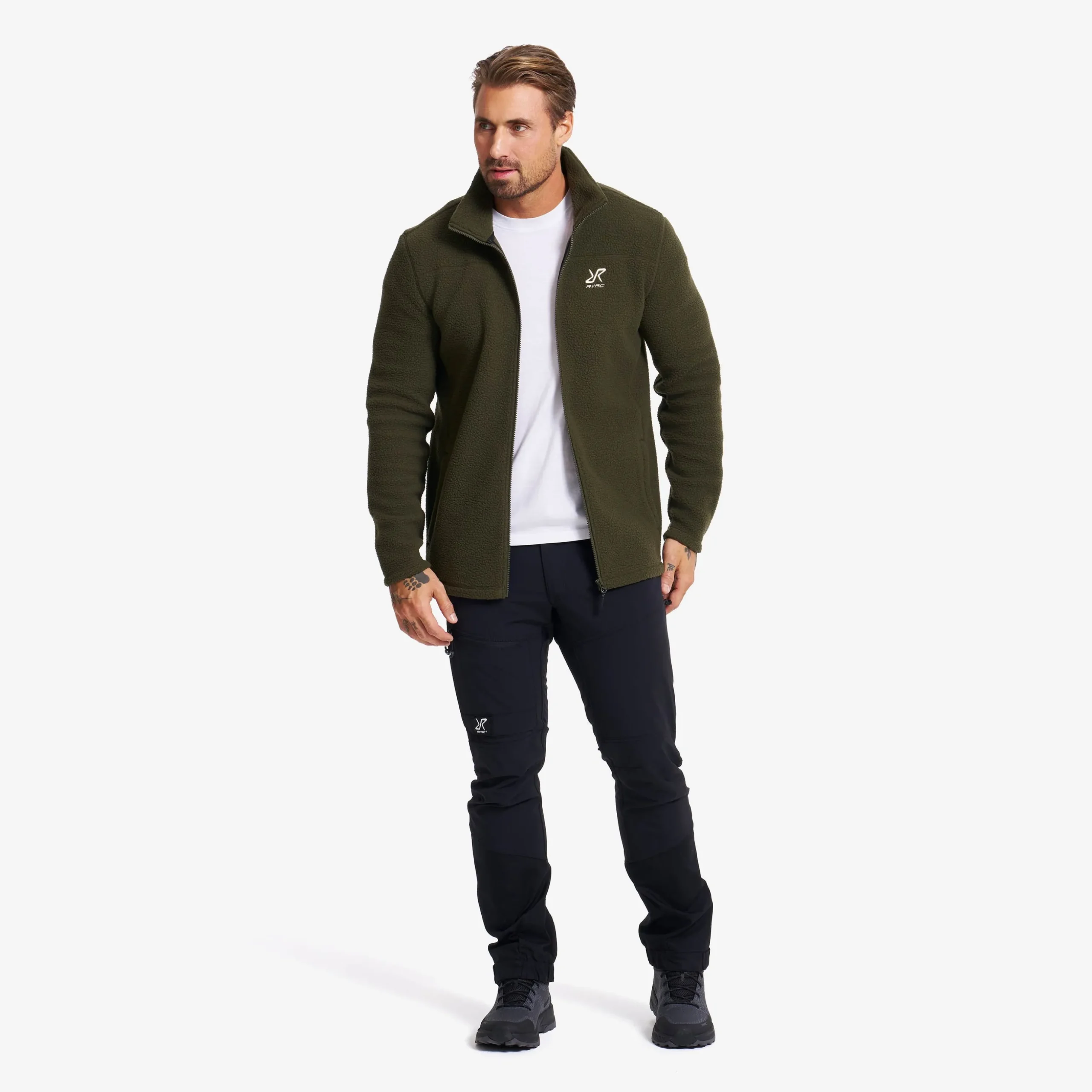 Moss Pile Fleece Jacket Herren Forest Night