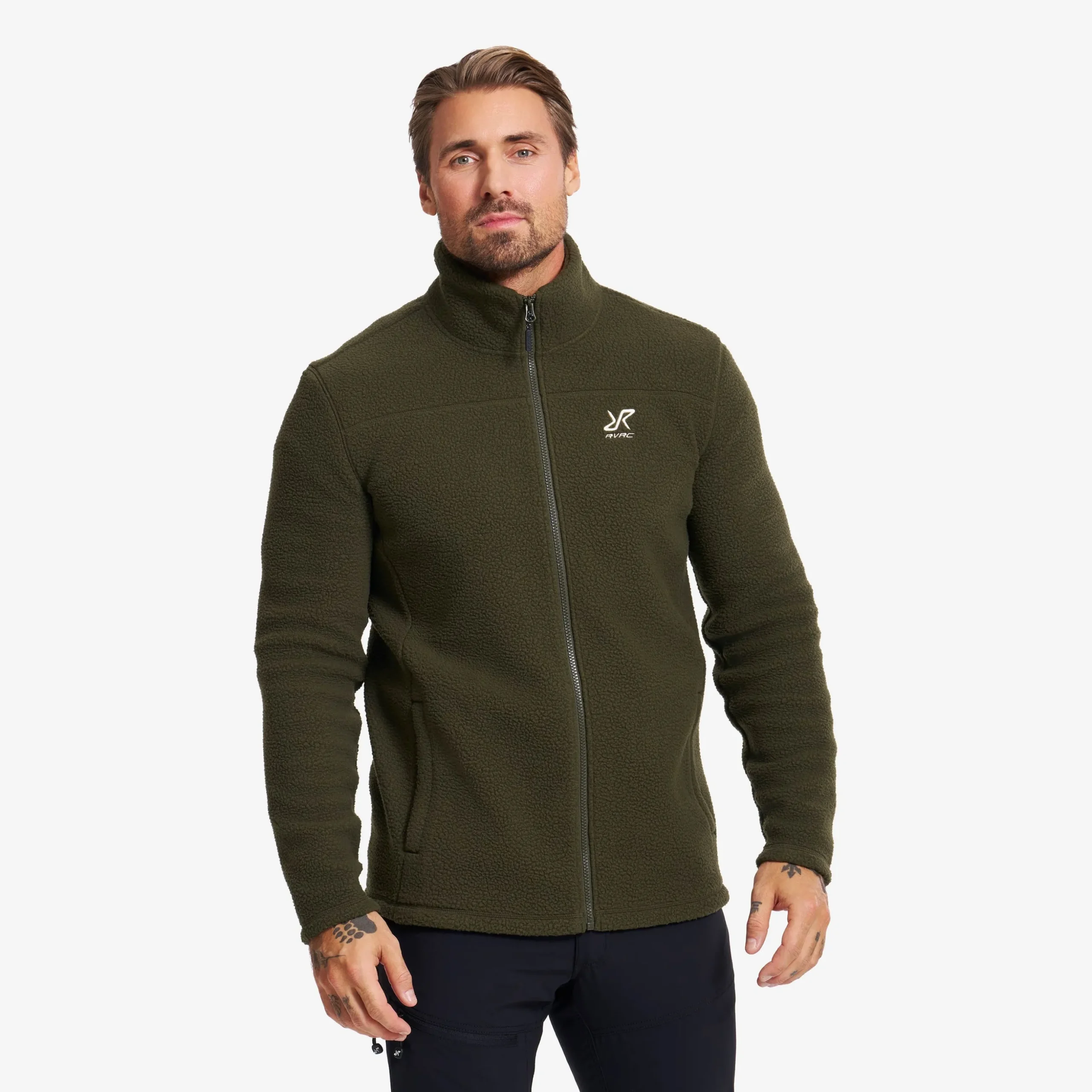Moss Pile Fleece Jacket Herren Forest Night